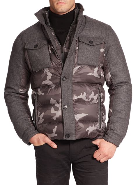 michael kors mens camo jacket|Michael Kors men's suit jacket.